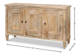 Louis Xvi 3 Door Buffet For Dining Room Antique Oak Sideboards LOOMLAN By Sarreid