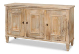 Louis Xvi 3 Door Buffet For Dining Room Antique Oak Sideboards LOOMLAN By Sarreid