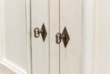 Louis Xvi 3 Door Buffet For Dining Room White With Gray Quartz Sideboards LOOMLAN By Sarreid