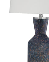 Loundes Blue Art Glass Table Lamp Table Lamps LOOMLAN By Bassett Mirror