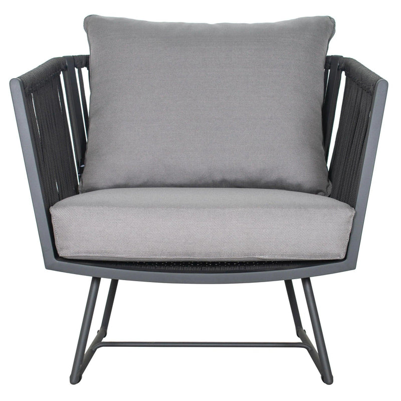 Lounge Chair - Dark Pebble Outdoor Outdoor Lounge Chairs LOOMLAN By Seasonal Living