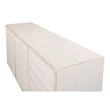 Louvered Sideboard Whitewash Cabinet For Living Room Sideboards LOOMLAN By Sarreid