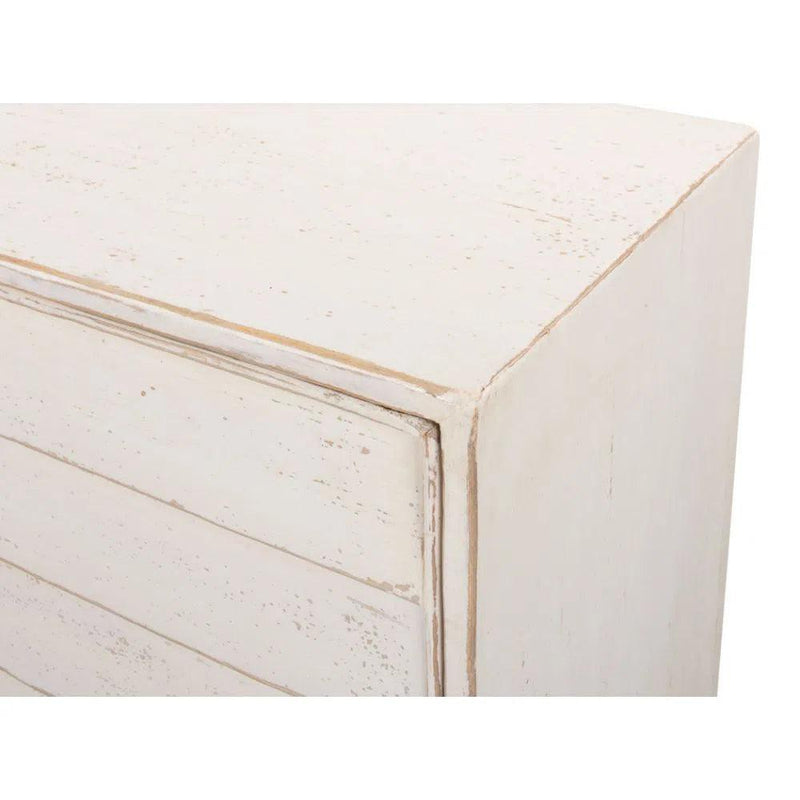 Louvered Sideboard Whitewash Cabinet For Living Room Sideboards LOOMLAN By Sarreid