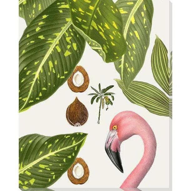 Love Flamingo Tropical Canvas Wall Art for Indoor and Outdoor Spaces Artwork LOOMLAN By LOOMLAN