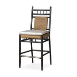 Low Country Armless Bar Stool Premium Wicker Furniture Lloyd Flanders Outdoor Bar Stools LOOMLAN By Lloyd Flanders