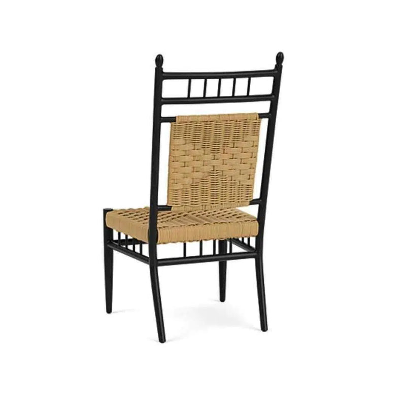 Low Country Armless Dining Chair Premium Wicker Furniture Lloyd Flanders Outdoor Dining Chairs LOOMLAN By Lloyd Flanders