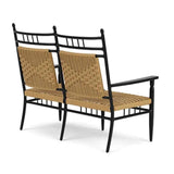 Low Country Cushionless Settee Premium Wicker Furniture Lloyd Flanders Outdoor Lounge Sets LOOMLAN By Lloyd Flanders