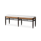 Low Country Dining Bench Premium Wicker Furniture Lloyd Flanders Outdoor Benches LOOMLAN By Lloyd Flanders