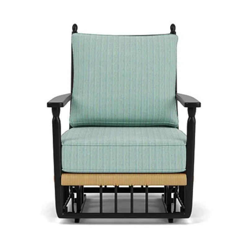 Low Country Glider Lounge Chair Premium Wicker Furniture Lloyd Flanders Outdoor Lounge Chairs LOOMLAN By Lloyd Flanders