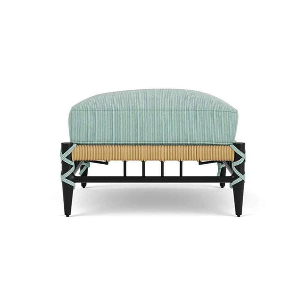 Low Country Ottoman Premium Wicker Furniture Lloyd Flanders Outdoor Ottomans LOOMLAN By Lloyd Flanders