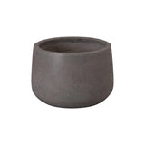 Low Opus Gray Terrazzo Round Planter Outdoor Planters LOOMLAN By Emissary