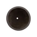 Low Opus Gray Terrazzo Round Planter Outdoor Planters LOOMLAN By Emissary