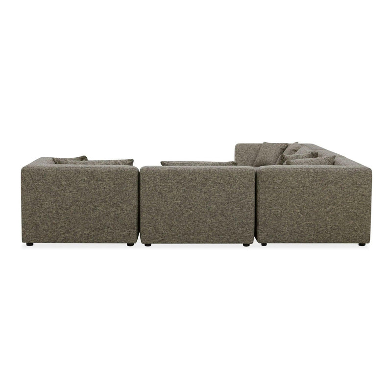 Lowtide Classic L-Shaped Polyester Upholstered Modular Sectional Modular Sofas LOOMLAN By Moe's Home