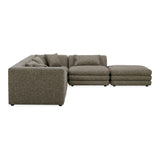 Lowtide Dream Polyester Upholstered Modular Sectional Modular Sofas LOOMLAN By Moe's Home