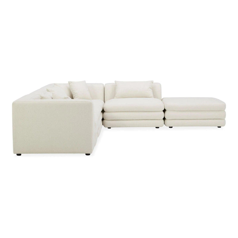 Lowtide Dream Polyester Upholstered Modular Sectional Modular Sofas LOOMLAN By Moe's Home