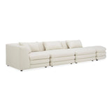 Lowtide Linear Polyester Upholstered Modular Sectional Modular Sofas LOOMLAN By Moe's Home