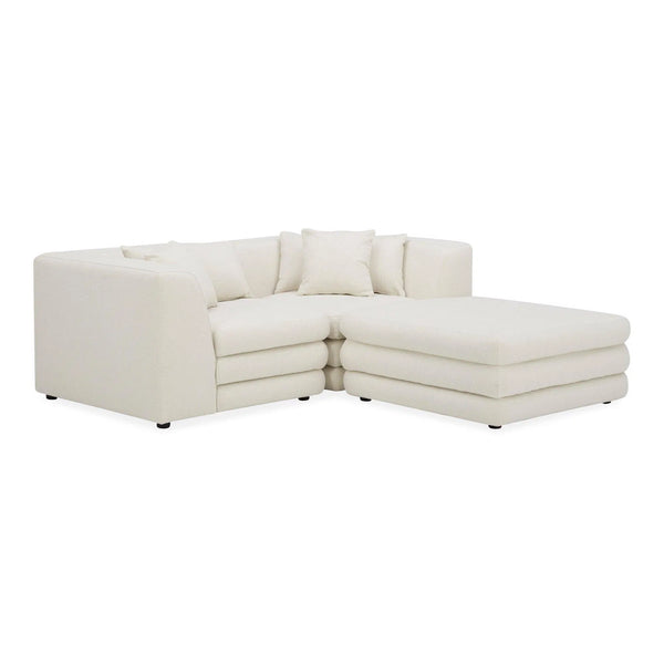 Lowtide Nook Polyester Upholstered Modular Sectional Modular Sofas LOOMLAN By Moe's Home