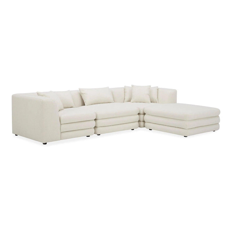 Lowtide Polyester Upholstered Lounge Modular Sectional Modular Sofas LOOMLAN By Moe's Home