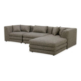 Lowtide Polyester Upholstered Lounge Modular Sectional Modular Sofas LOOMLAN By Moe's Home