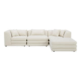 Lowtide Polyester Upholstered Lounge Modular Sectional Modular Sofas LOOMLAN By Moe's Home