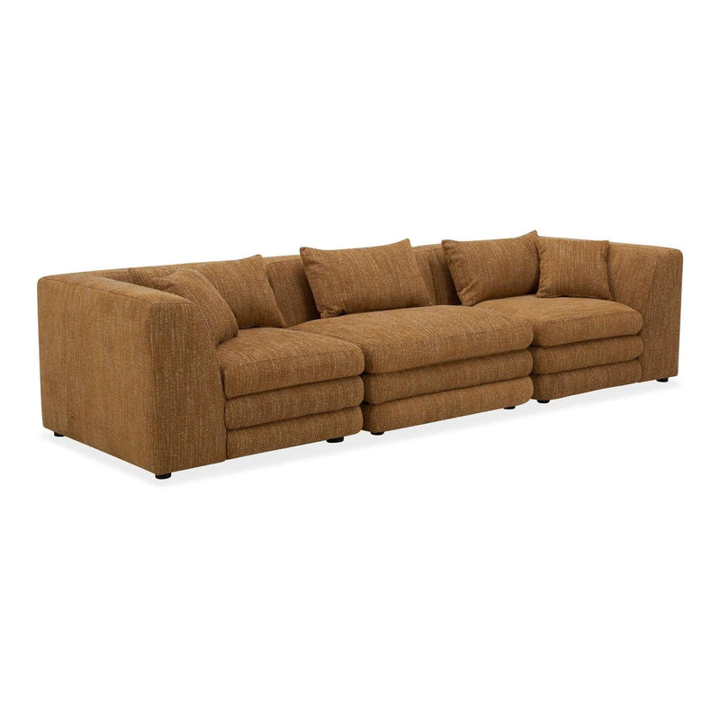 Lowtide Polyester Upholstered Modular Sofa Modular Sofas LOOMLAN By Moe's Home