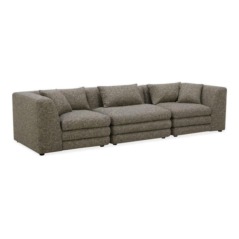 Lowtide Polyester Upholstered Modular Sofa Modular Sofas LOOMLAN By Moe's Home