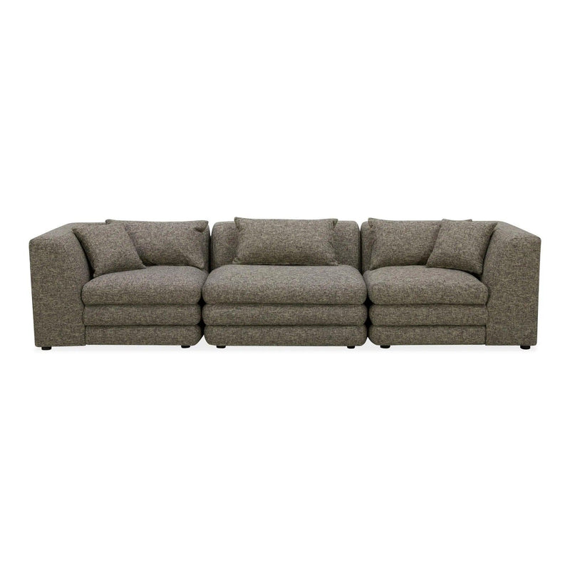 Lowtide Polyester Upholstered Modular Sofa Modular Sofas LOOMLAN By Moe's Home