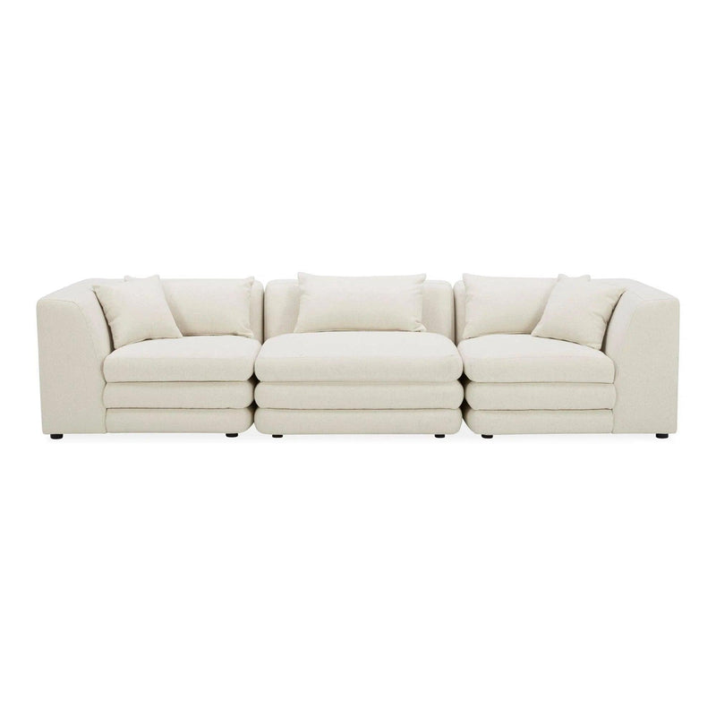 Lowtide Polyester Upholstered Modular Sofa Modular Sofas LOOMLAN By Moe's Home