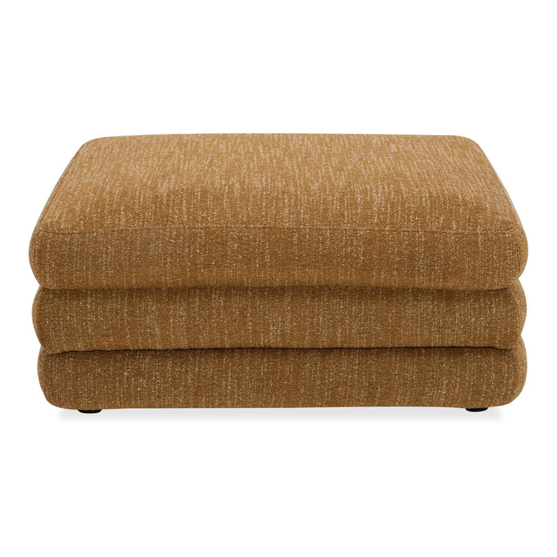 Lowtide Polyester Upholstered Ottoman Ottomans LOOMLAN By Moe's Home