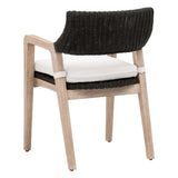 Lucia Fabric Upholstered Armless Dining Chair