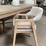 Lucia Fabric Upholstered Armless Dining Chair