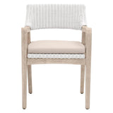 Lucia Fabric Upholstered Armless Dining Chair