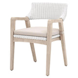 Lucia Fabric Upholstered Armless Dining Chair