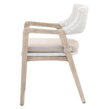 Lucia Fabric Upholstered Armless Dining Chair