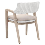 Lucia Fabric Upholstered Armless Dining Chair