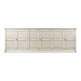 Luciana 6 Wood Door Buffet 112" Sideboards LOOMLAN By Sarreid