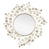 Lunaria Round Mirror Wall Mirrors LOOMLAN By Currey & Co