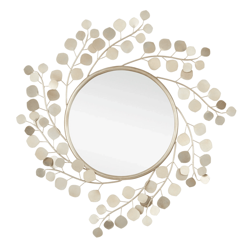 Lunaria Round Mirror Wall Mirrors LOOMLAN By Currey & Co