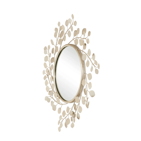 Lunaria Round Mirror Wall Mirrors LOOMLAN By Currey & Co