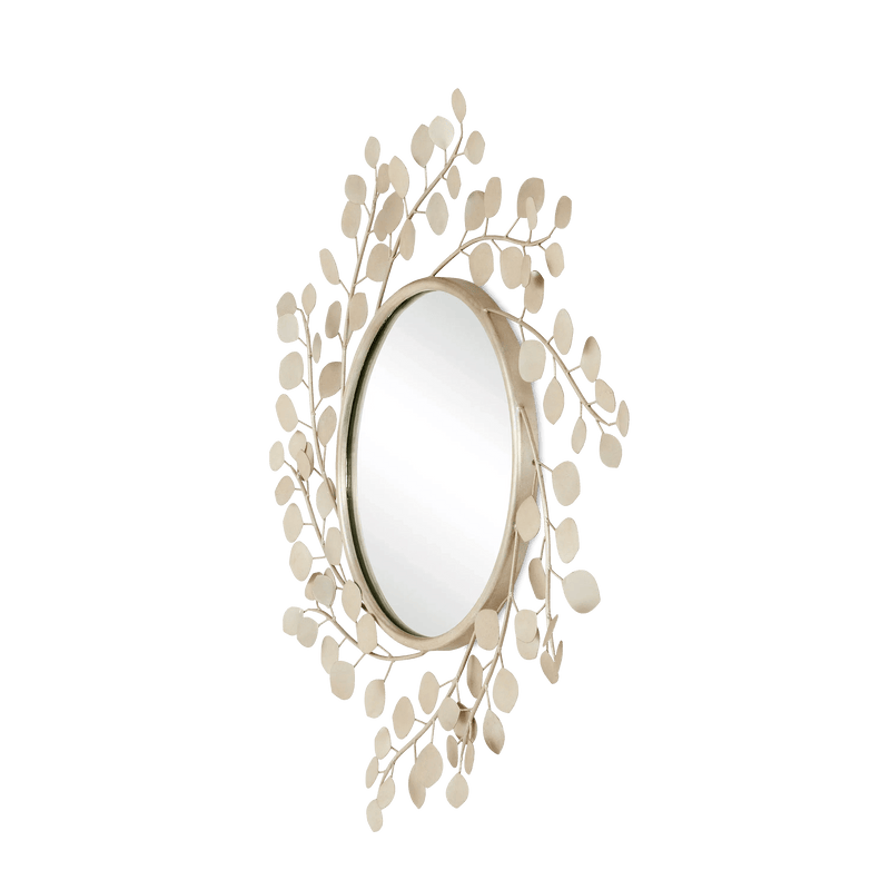 Lunaria Round Mirror Wall Mirrors LOOMLAN By Currey & Co