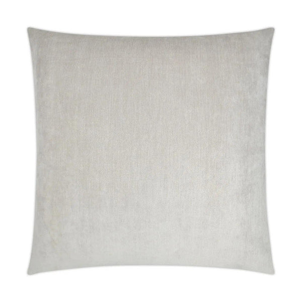 Lustrious Fog Grey Throw Pillow With Insert Throw Pillows LOOMLAN By D.V. Kap