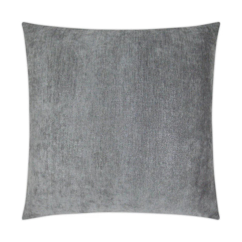 Lustrious Smoke Grey Throw Pillow With Insert Throw Pillows LOOMLAN By D.V. Kap