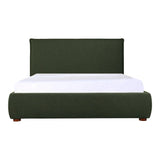 Luzon Wood Green Bed Beds LOOMLAN By Moe's Home