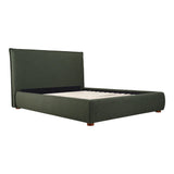 Luzon Wood Green Bed Beds LOOMLAN By Moe's Home