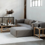 Lyric Grey Corner Chair – Contemporary Living Room Furniture Modular Components LOOMLAN By Moe's Home