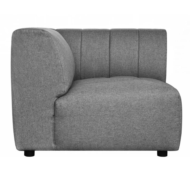 Lyric Grey Modular Right Armchair Modular Components LOOMLAN By Moe's Home