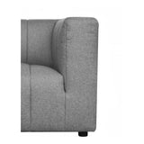 Lyric Grey Modular Right Armchair Modular Components LOOMLAN By Moe's Home