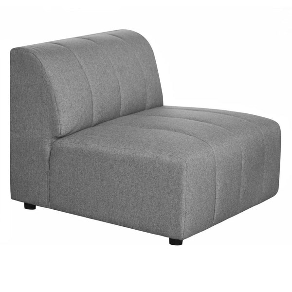 Lyric Grey Modular Slipper Chair Modular Components LOOMLAN By Moe's Home