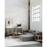 Lyric Grey Modular Slipper Chair Modular Components LOOMLAN By Moe's Home