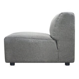 Lyric Grey Modular Slipper Chair Modular Components LOOMLAN By Moe's Home